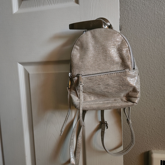HOBO Shiny Silver Backpack - Picture 1 of 6
